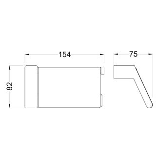 Бумагодержатель Timo Torne 43042/17 золото матовое